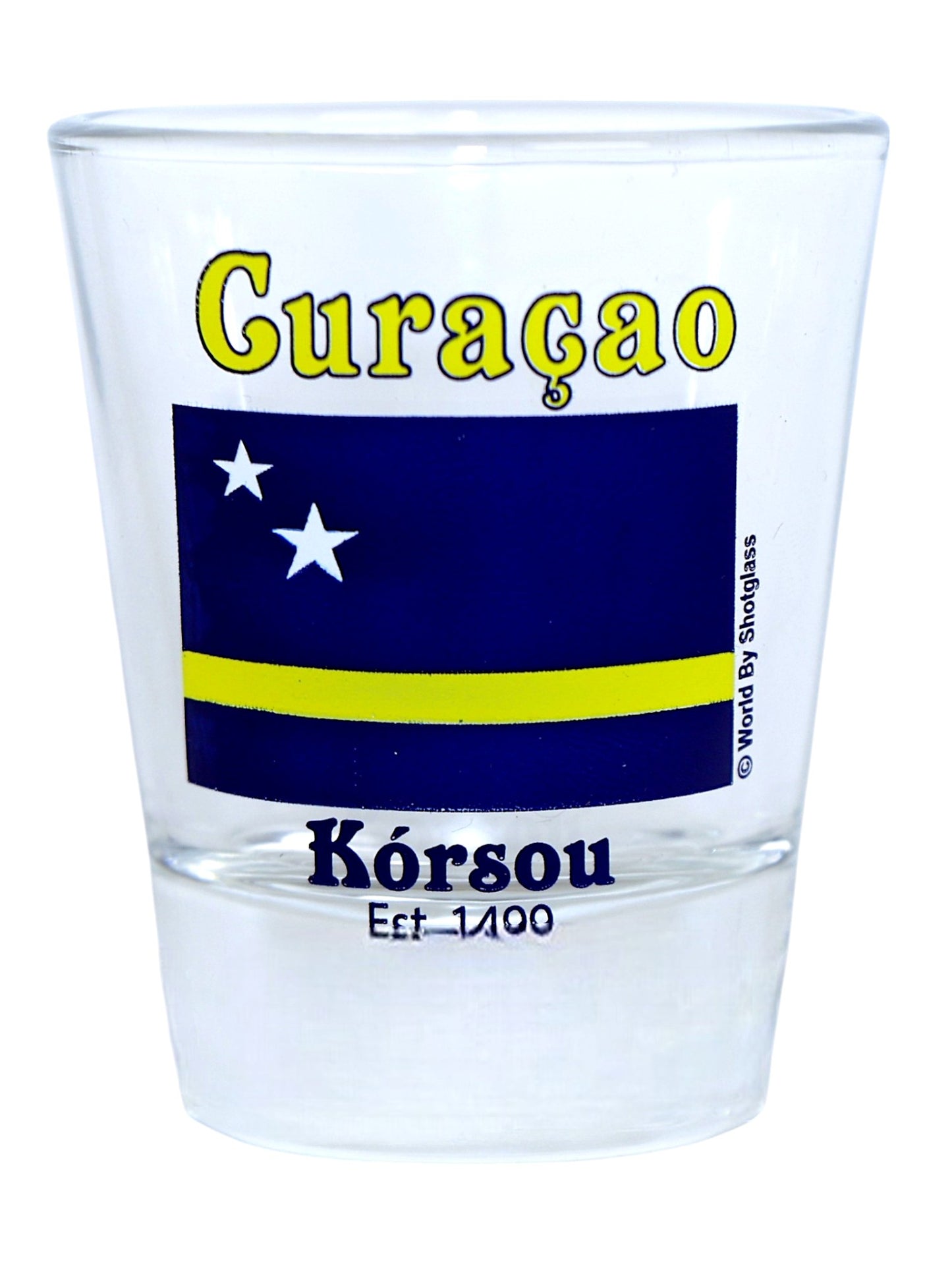 Curacao Caribbean Shot Glass Boxed Set (Set of 2)