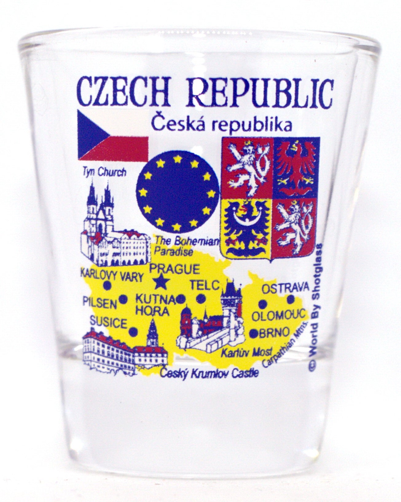 Czech Republic EU Series Landmarks and Icons Shot Glass
