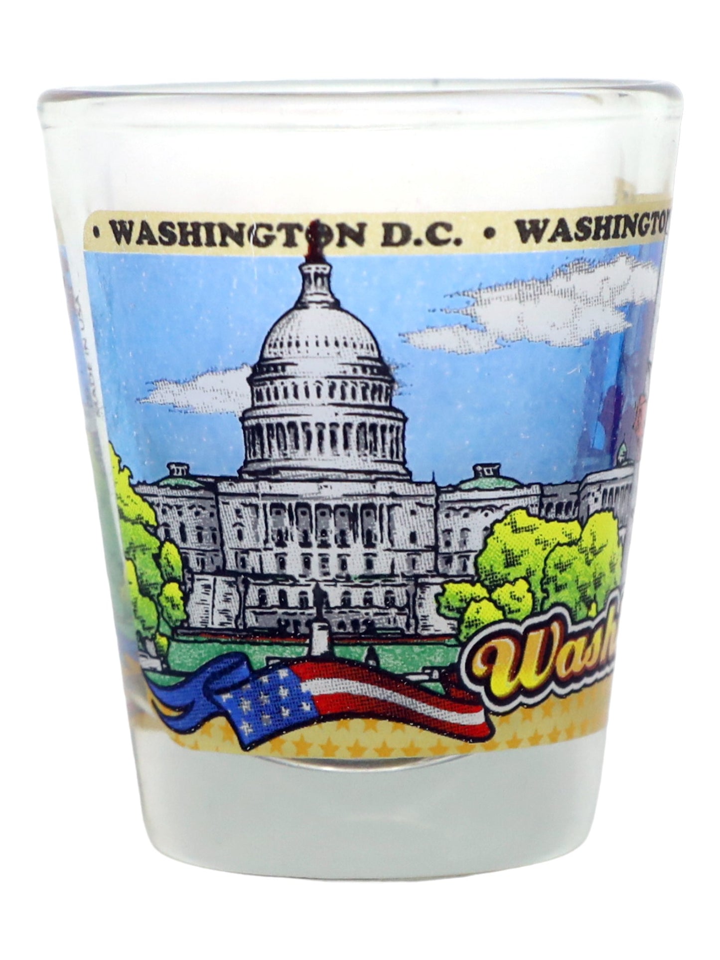 Washington DC United States USA Souvenir Boxed Shot Glass Set (Set of 6)