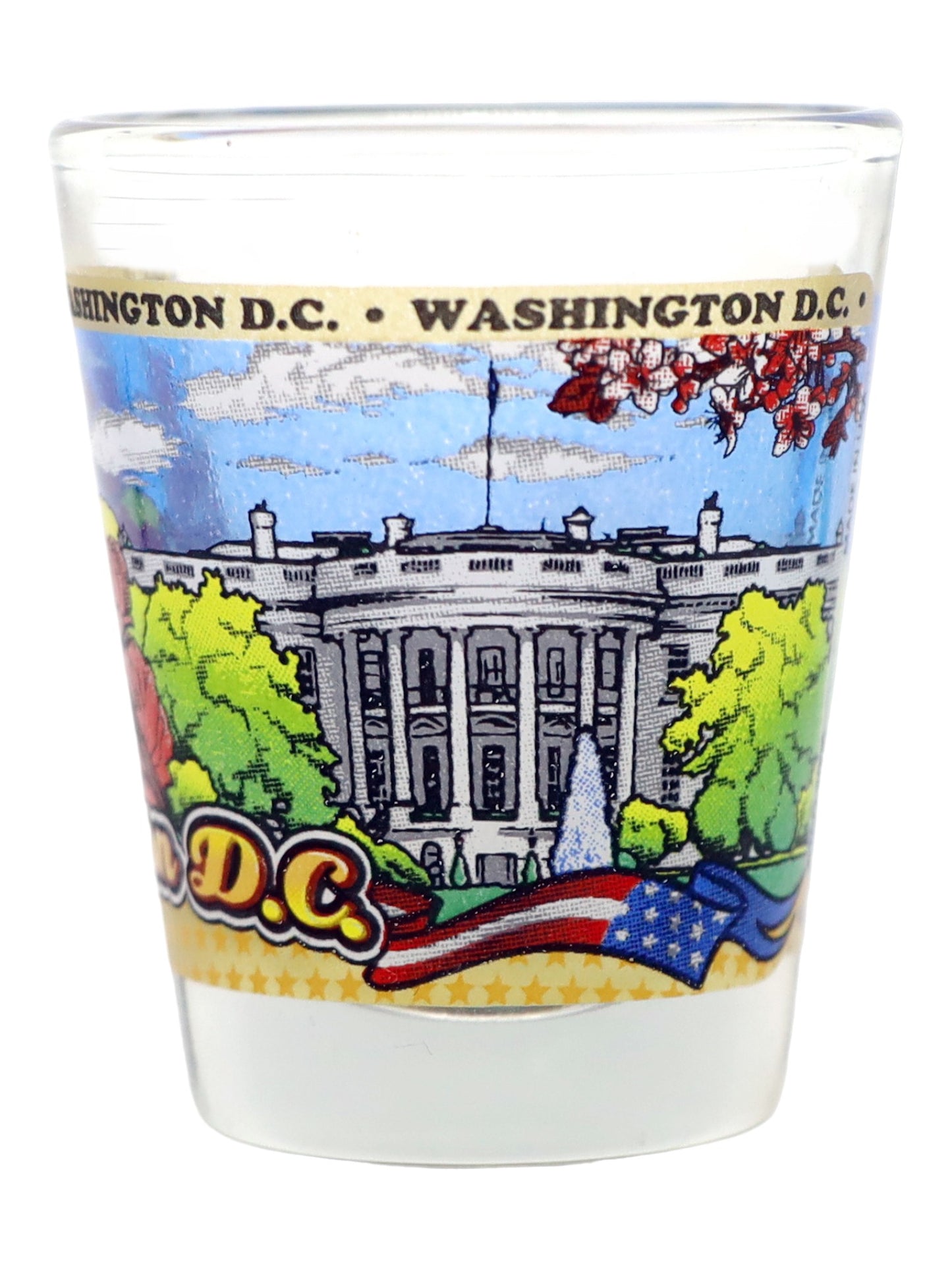 Washington DC Wraparound Shot Glass