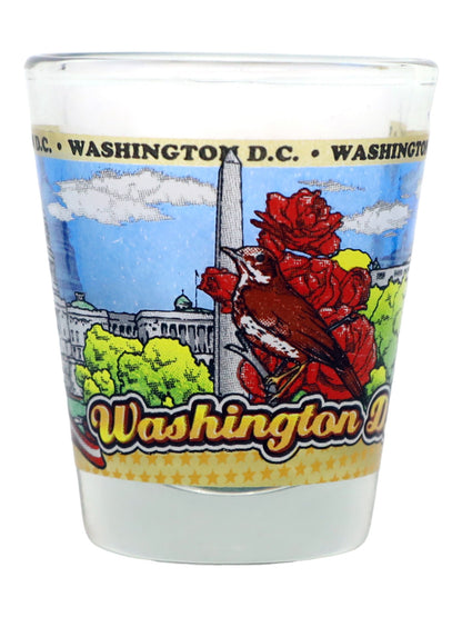 Washington DC Wraparound Shot Glass