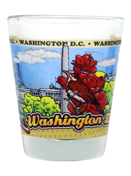 Washington DC Wraparound Shot Glass