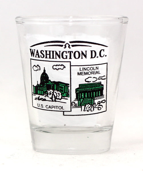 Washington DC Scenery Green New Shot Glass