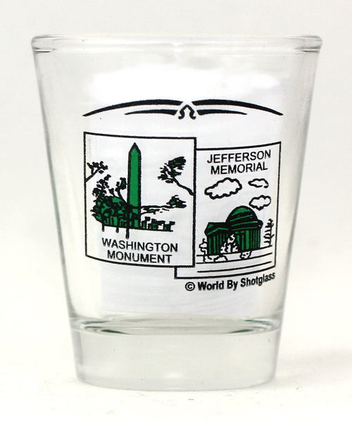 Washington DC Scenery Green New Shot Glass