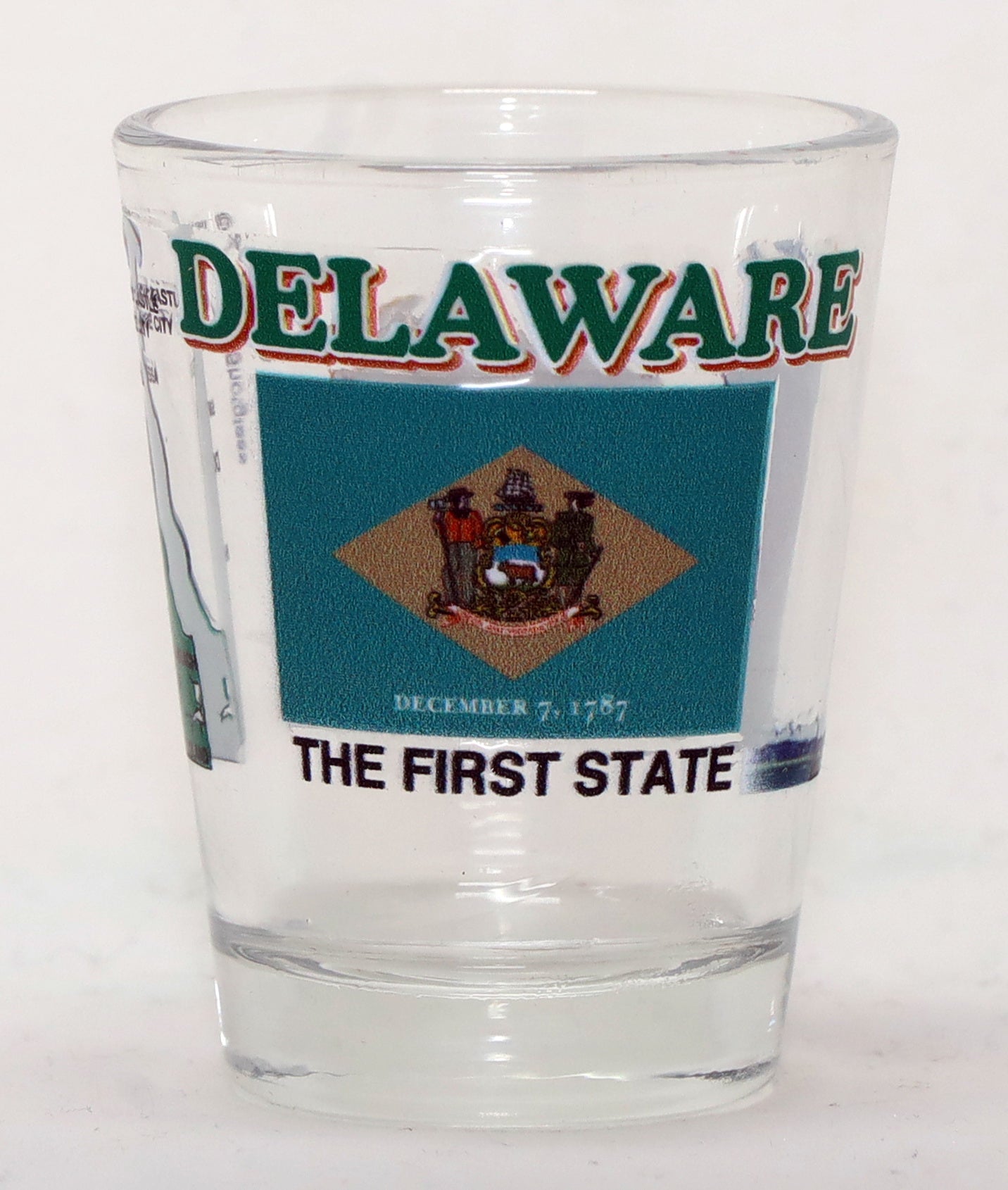 Delaware United States USA Souvenir Boxed Shot Glass Set (Set of 6)