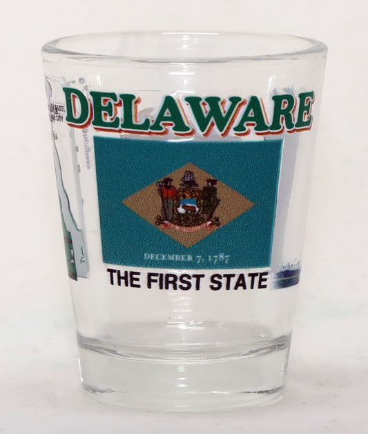 Delaware The First State All-American Collection Shot Glass