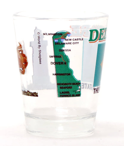 Delaware The First State All-American Collection Shot Glass