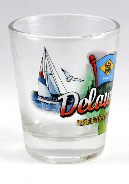 Delaware First State Elements Shot Glass