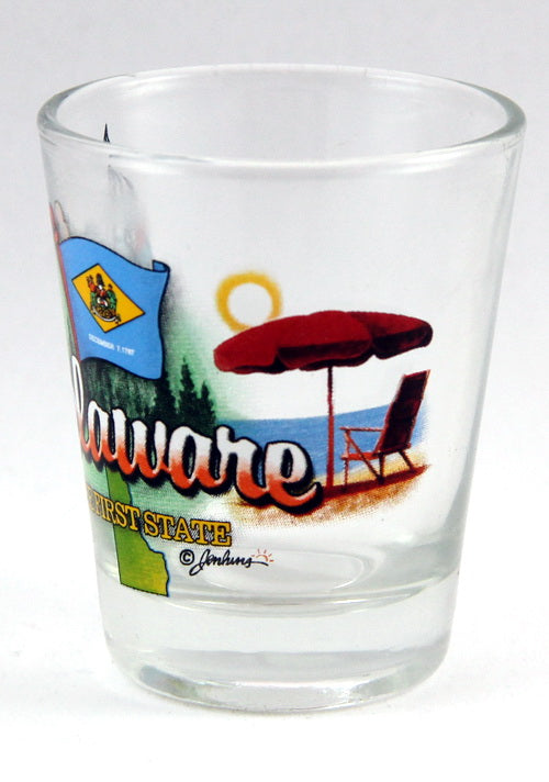 Delaware First State Elements Shot Glass