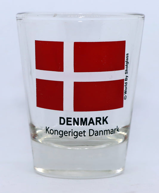 Denmark Flag Shot Glass