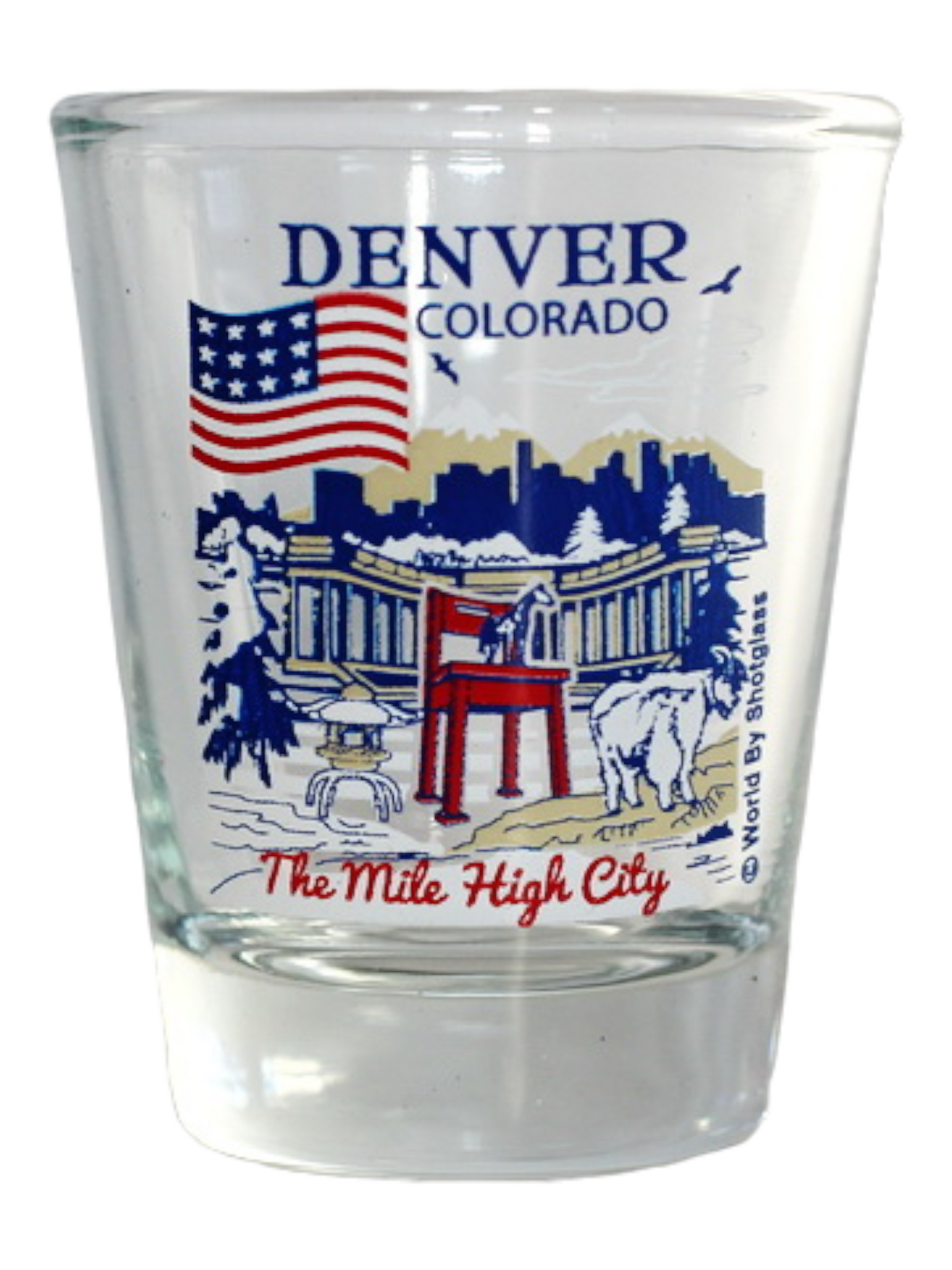 Denver Colorado Great American Cities Collection Shot Glass