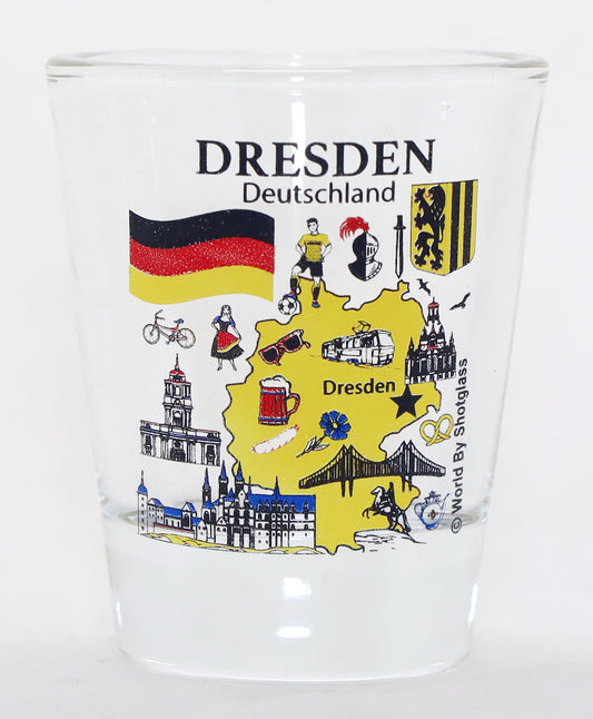 Dresden Germany Great German Cities Collection Shot Glass