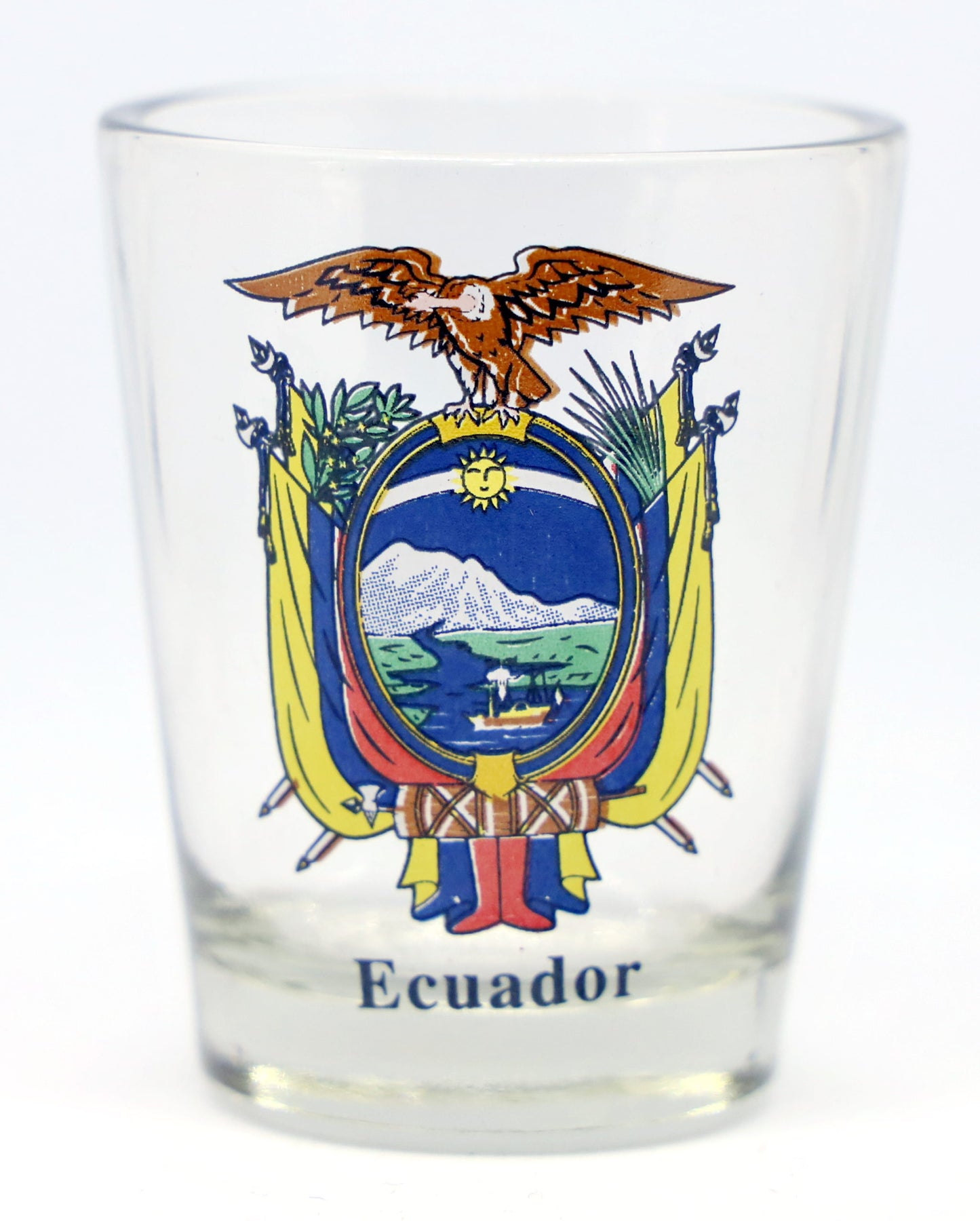 Ecuador Coat Of Arms Shot Glass