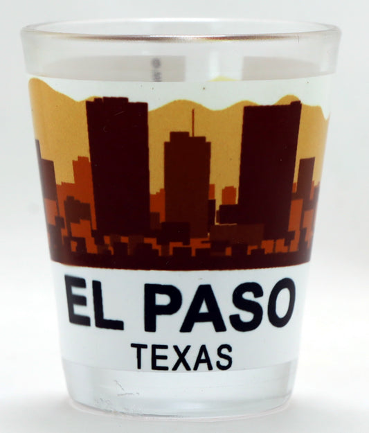 El Paso Texas Sunset Skyline Shot Glass