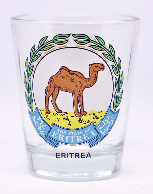 Eritrea Coat Of Arms Shot Glass