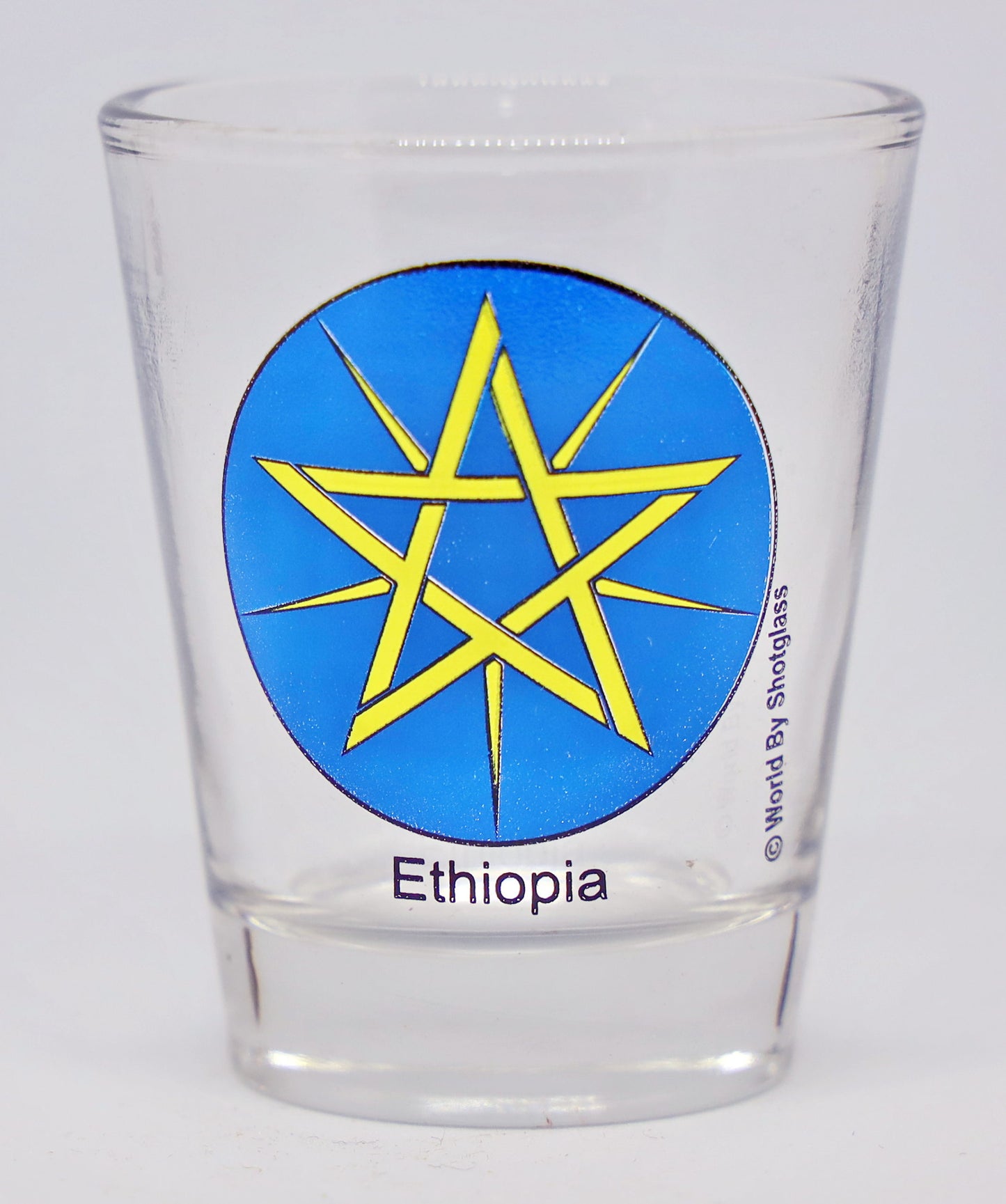 Ethiopia Coat Of Arms Shot Glass
