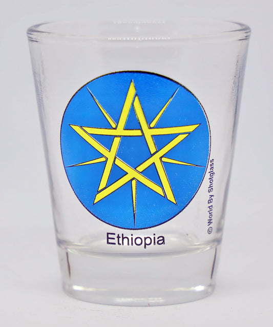 Ethiopia Coat Of Arms Shot Glass