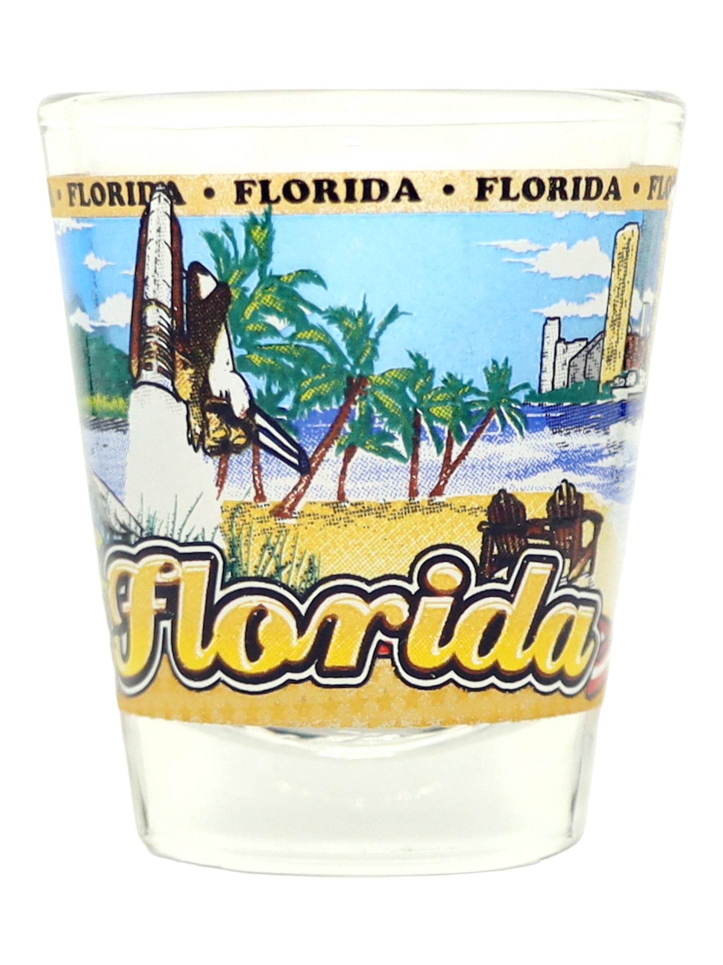 Florida United States USA Souvenir Boxed Shot Glass Set (Set of 6)