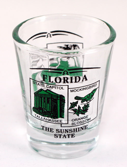 Florida State Scenery Green New Shot Glass