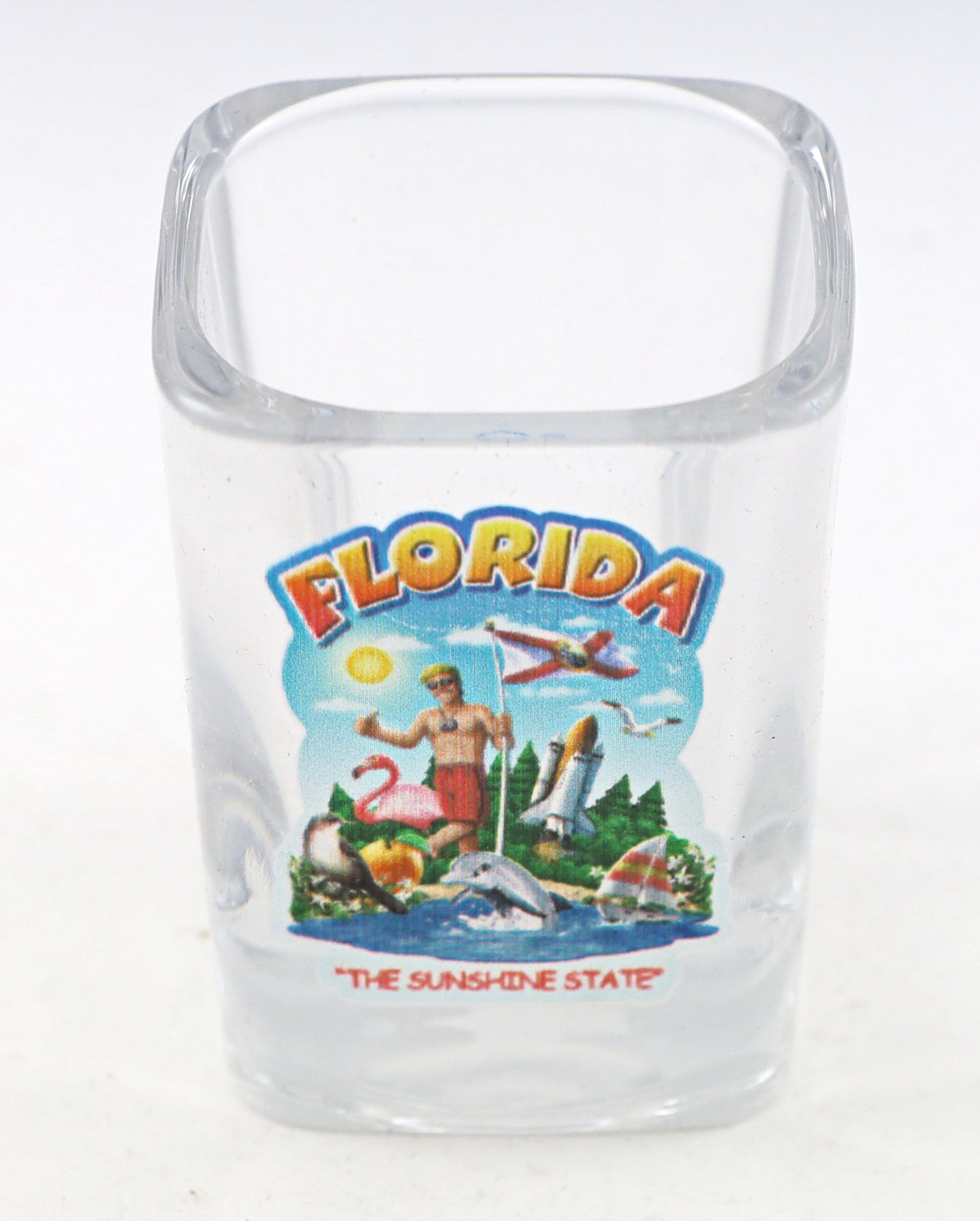 Florida State Montage Square Shot Glass