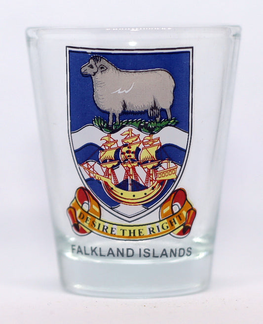 Falkland Islands Coat Of Arms Shot Glass