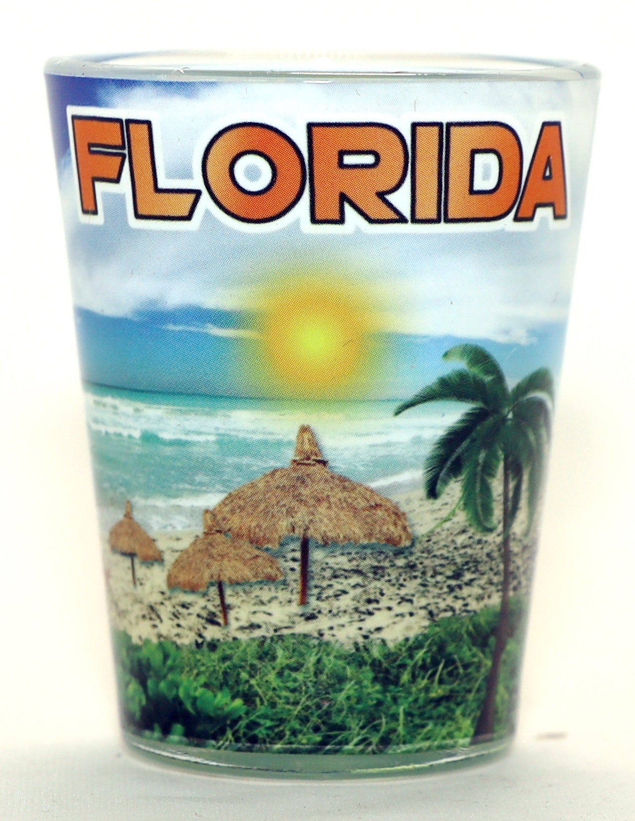 Florida Blue Beach Skyline Shot Glass