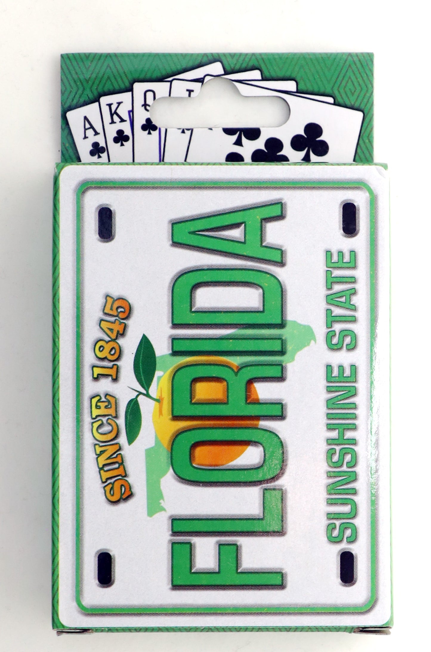 Florida License Plate Collectible Souvenir Playing Cards with Header