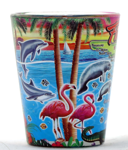 Florida Scene In and Out Shot Glass