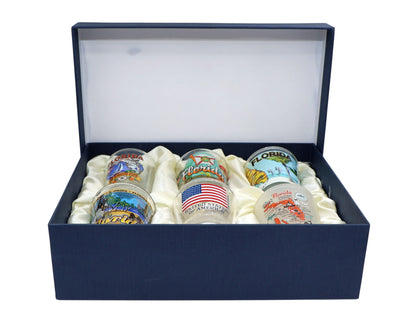 Florida United States USA Souvenir Boxed Shot Glass Set (Set of 6)