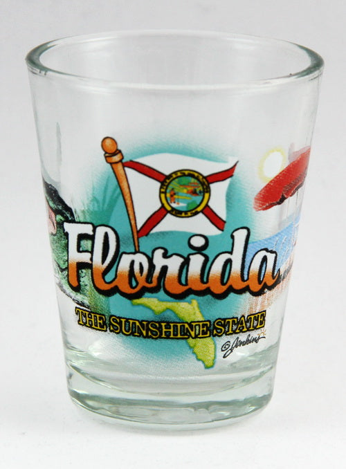 Florida Sunshine State Elements Shot Glass