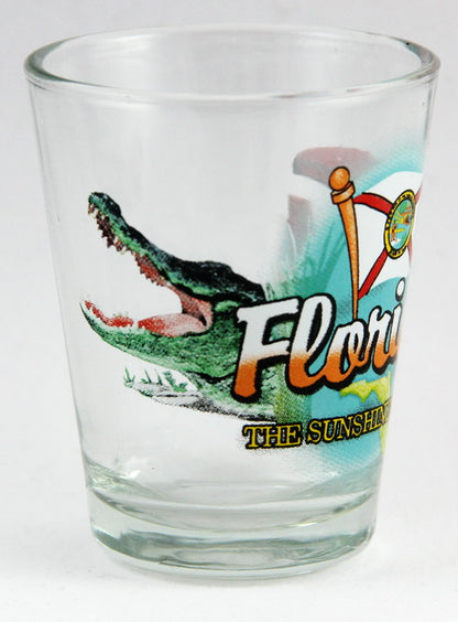 Florida Sunshine State Elements Shot Glass