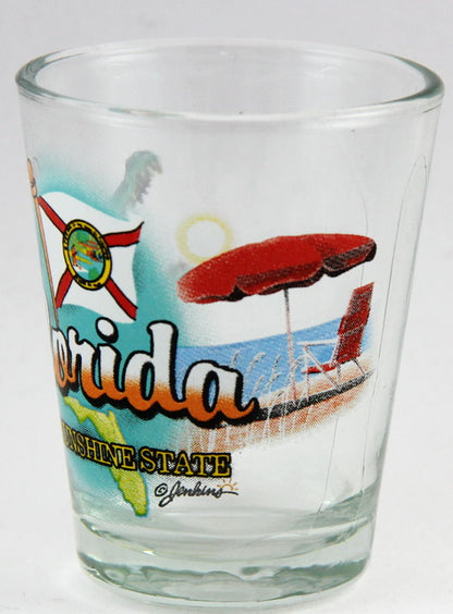 Florida Sunshine State Elements Shot Glass