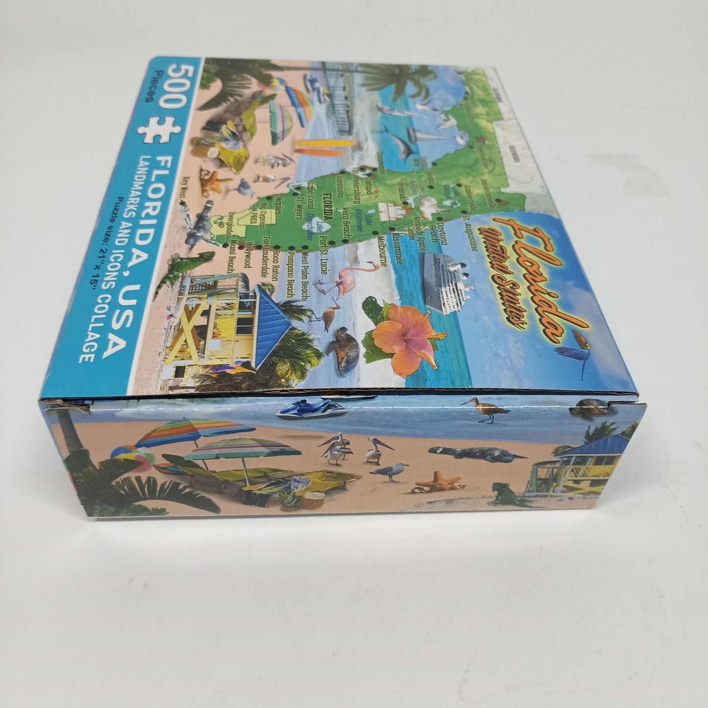 Florida Map Giant Game Puzzle 500 pcs