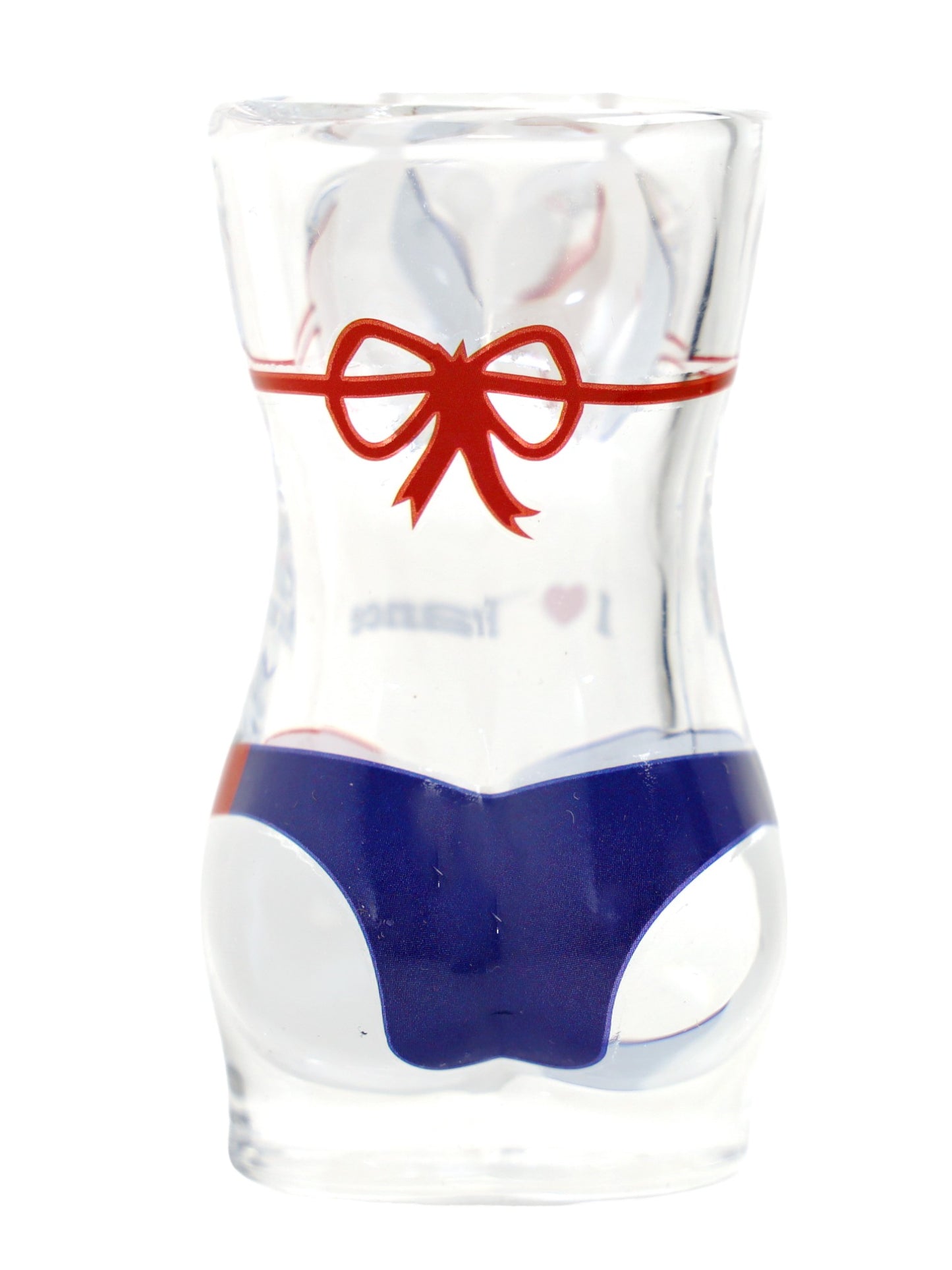 France Flag Full Body Bikini 3D Shot Glass