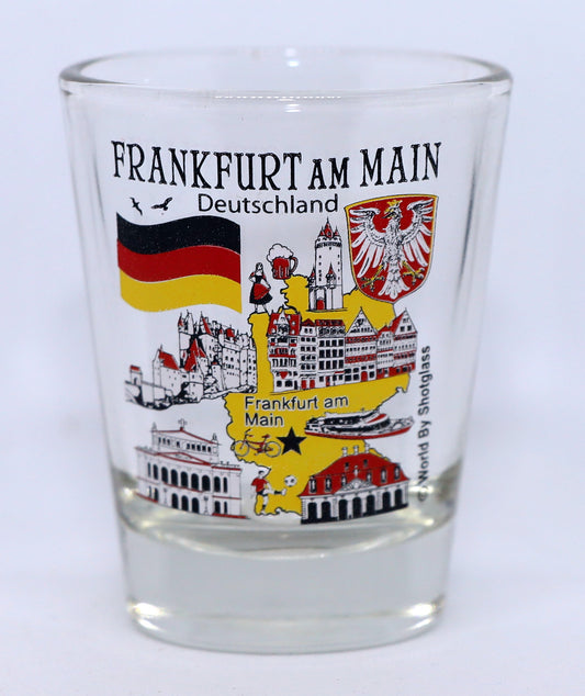 Frankfurt am Main Germany Great German Cities Collection Shot Glass