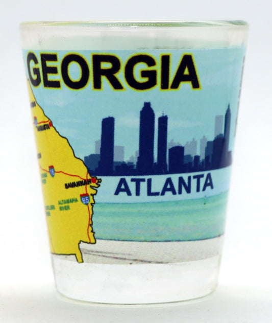 Georgia The Peach State All-American Collection Shot Glass