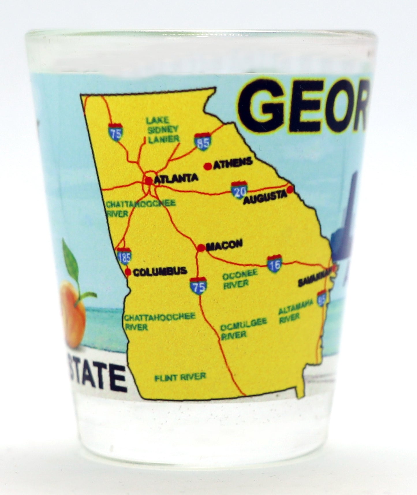 Georgia The Peach State All-American Collection Shot Glass