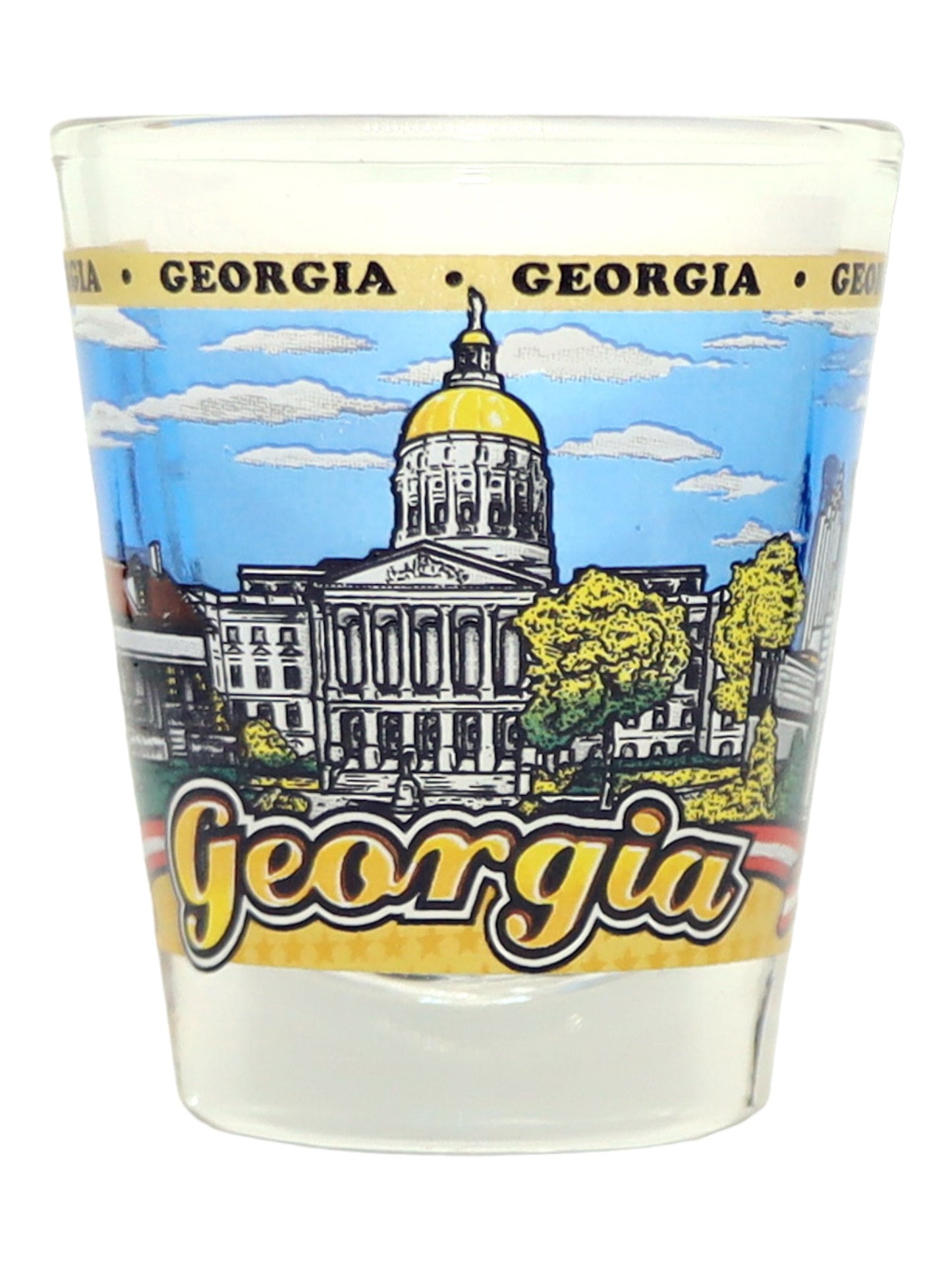 Georgia United States USA Souvenir Boxed Shot Glass Set (Set of 6)