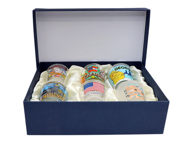 Georgia United States USA Souvenir Boxed Shot Glass Set (Set of 6)