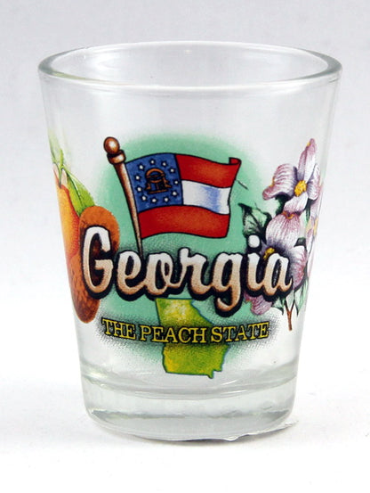 Georgia Peach State Elements Shot Glass