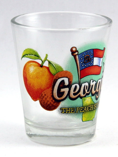 Georgia Peach State Elements Shot Glass