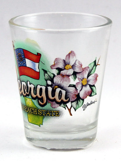 Georgia Peach State Elements Shot Glass
