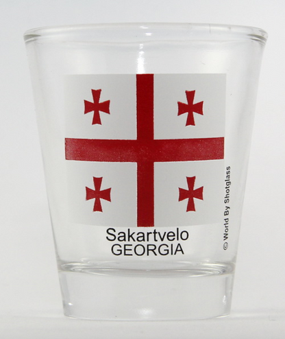 Georgia (Country) Souvenir Boxed Shot Glass Set (Set of 2)