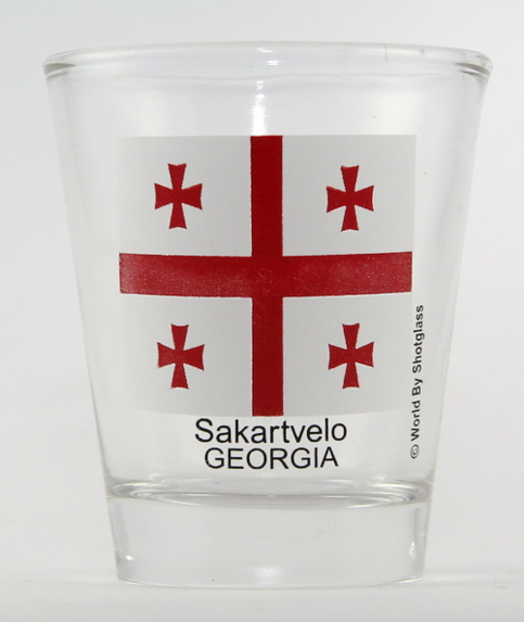 Georgia (Country) Flag Shot Glass