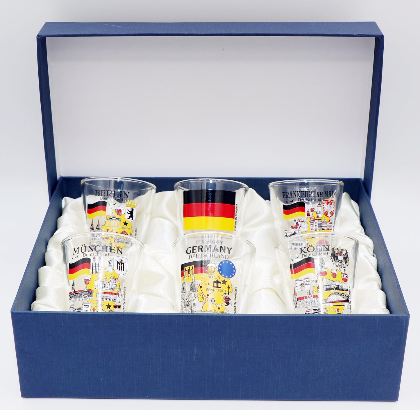 Germany Souvenir Boxed Shot Glass Set (Set of 6)