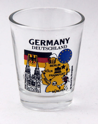 Germany Souvenir Boxed Shot Glass Set (Set of 2)