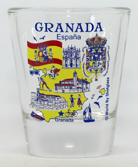 Granada Spain Great Spanish Cities Collection Shot Glass
