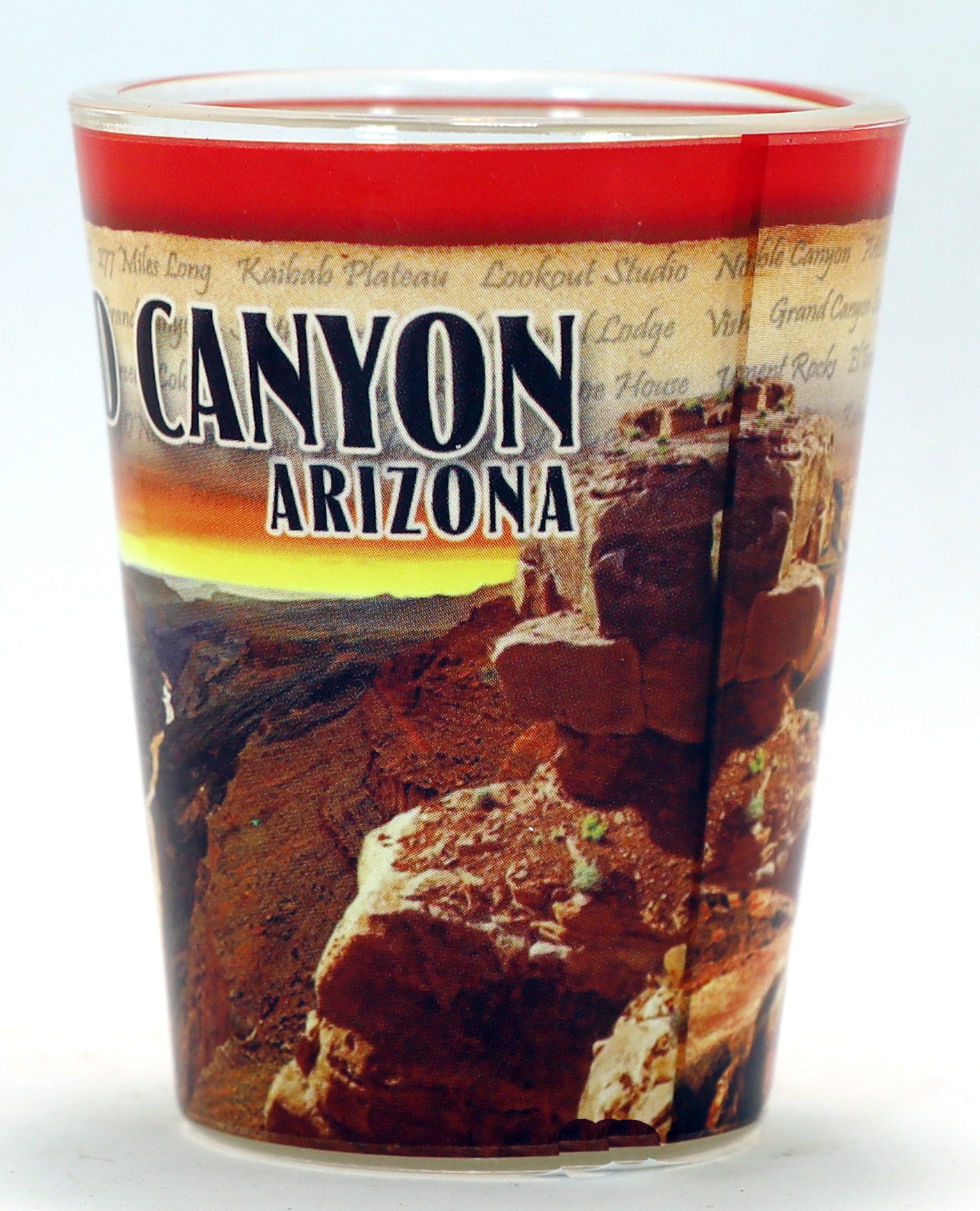 Grand Canyon Arizona Stamp Design Shot Glass