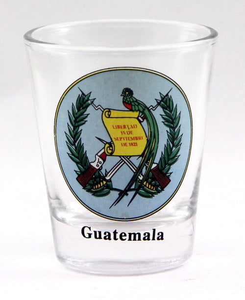 Guatemala Coat Of Arms Shot Glass