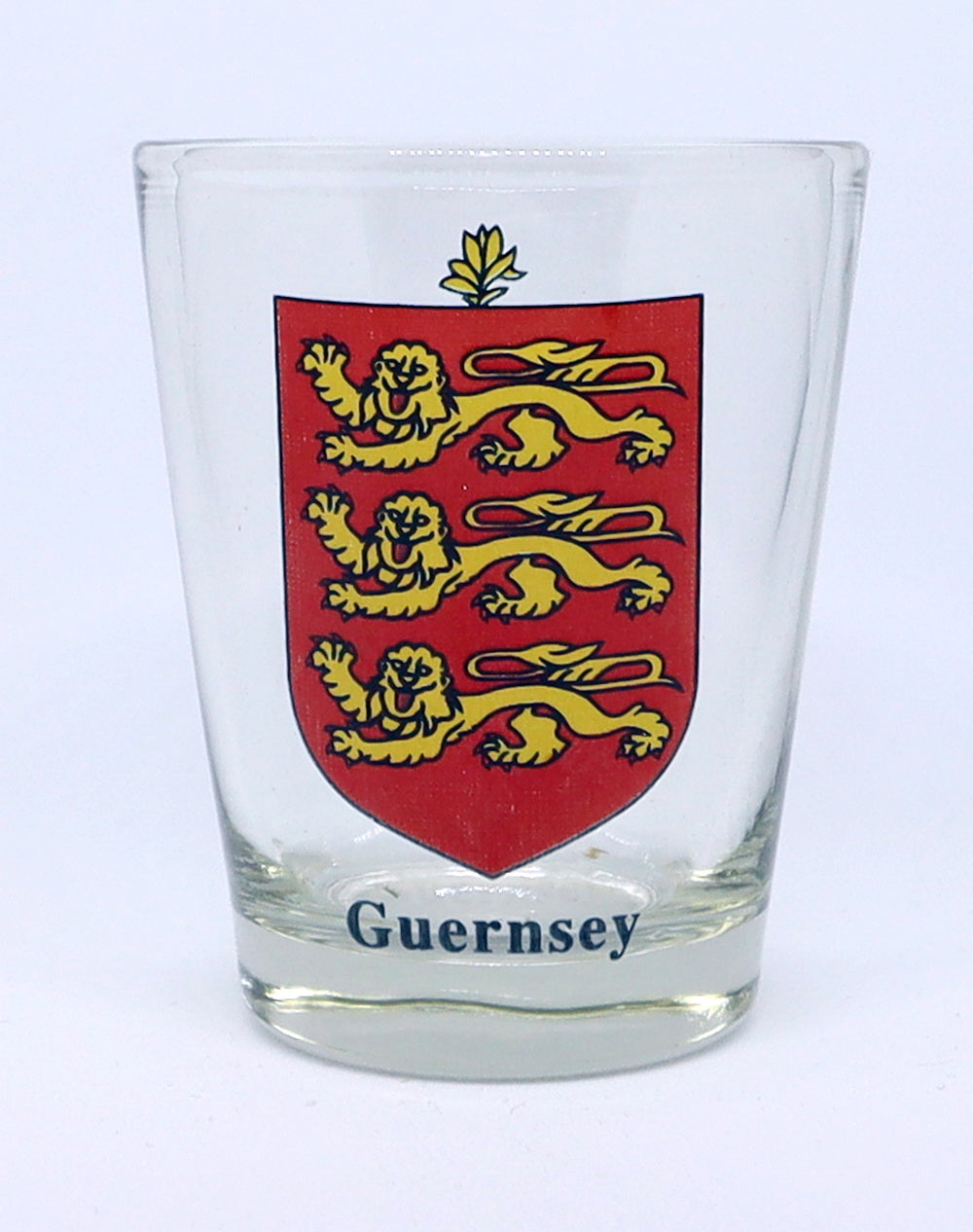 Guernsey United Kingdom Coat Of Arms Shot Glass